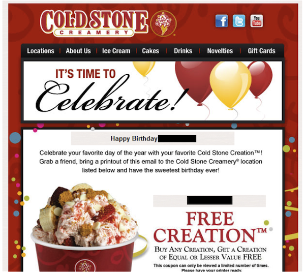 How Birthday Emails Bake the Cake