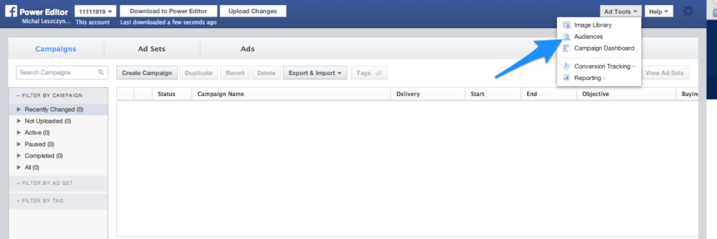 Facebook Power Editor