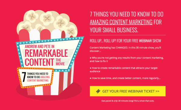 Webinar Landing Page