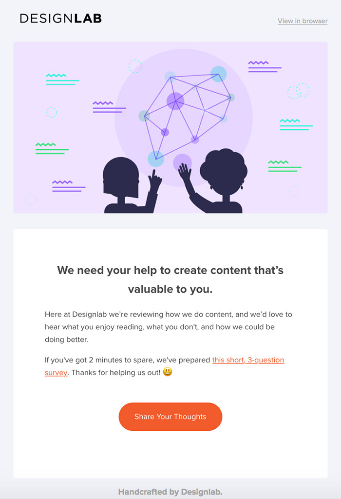 DesignLab Email Examples
