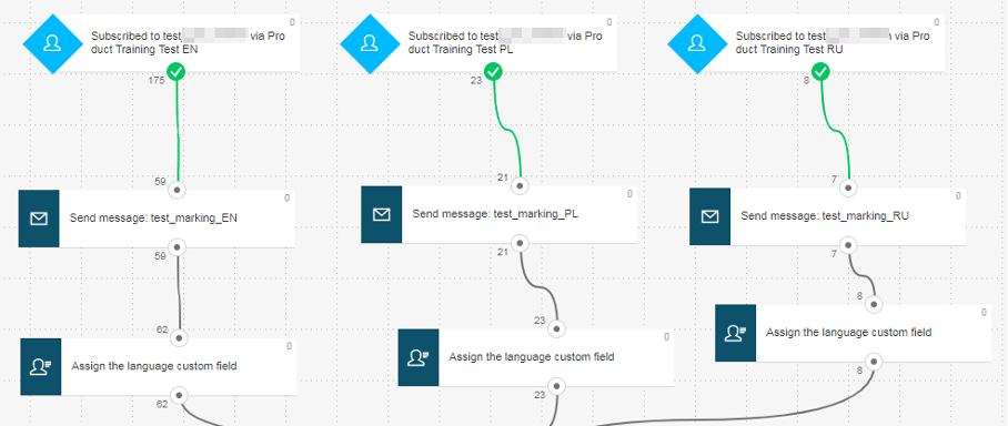 Part of the Marketing Automation Workflow that checks the validity of tests.