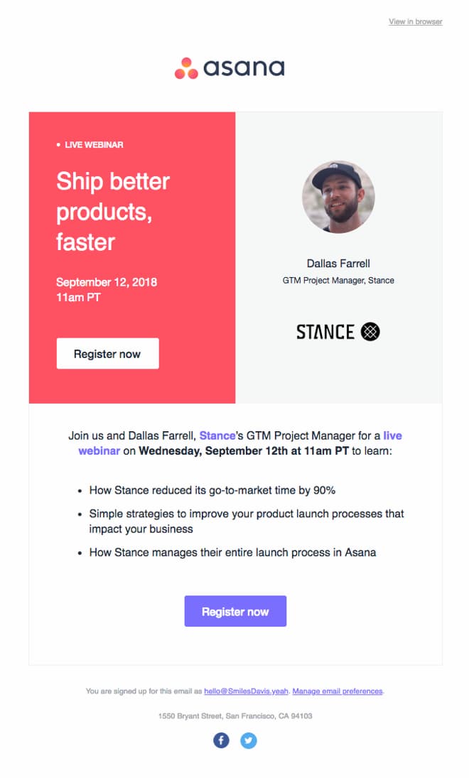 15+ Event Invitation Email Templates and Examples