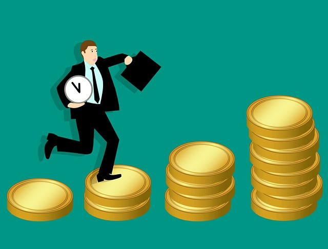 Illustration von Affiliate Marketer, der es eilig hat