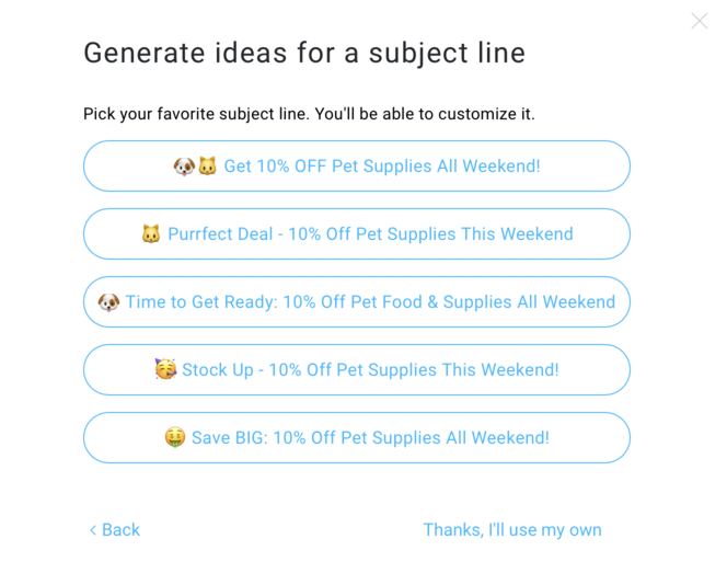 AI Generator for Subject Lines and Emails | GetResponse