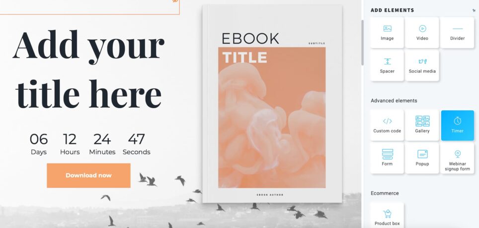 Urge Landing Page Visitors to Buy with a Countdown Timer