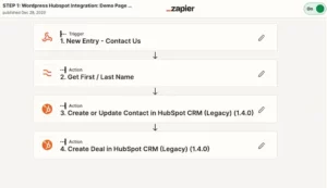 Automatically qualifying leads in Hubspot via Zapier