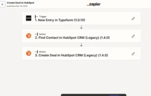 Connecting the lead capture form with a CRM
