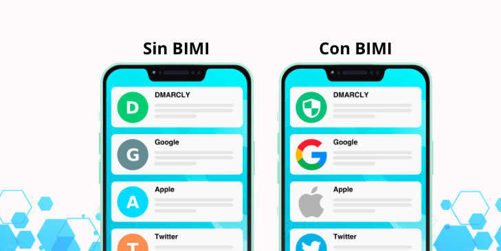 cómo se ve el recurso BIMI en los mensajes de email marketing