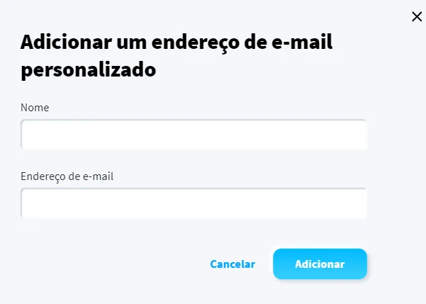 como adicionar um domínio de email personalizado na getresponse