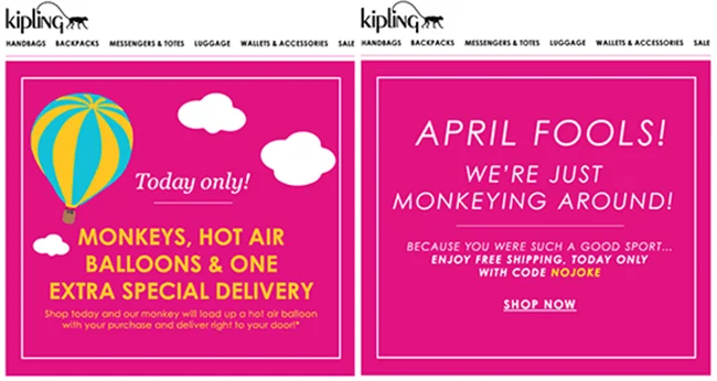 5 Creative April Fools Day Email Examples to inspire you