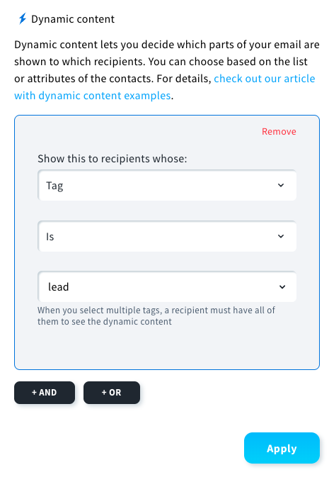Introducing GetResponse's Visual Dynamic Content Builder