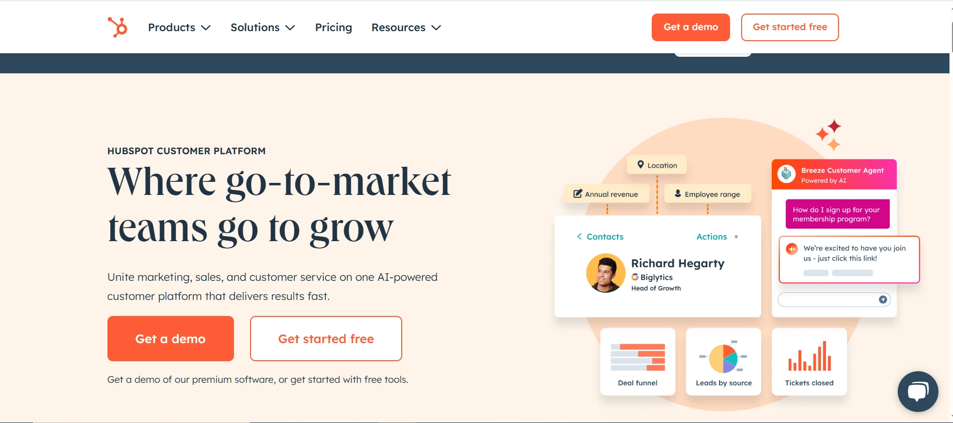 hubspot software lead generation