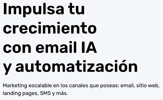 Crea una cuenta en GetResponse
