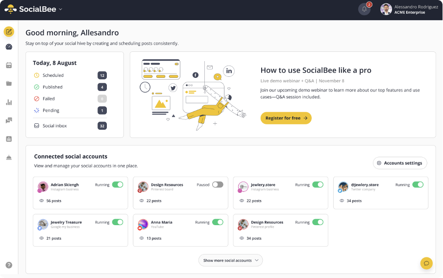 SocialBee.