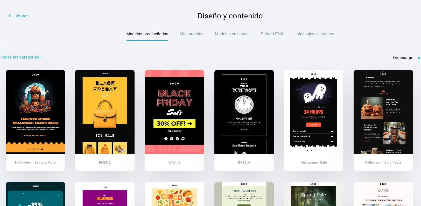 Plantilla de marketing para el Black Friday