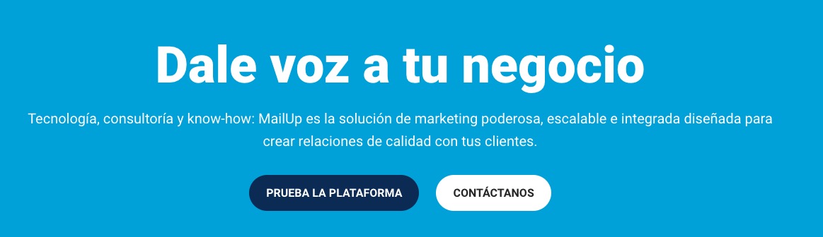 MailUp, servicio de newsletters