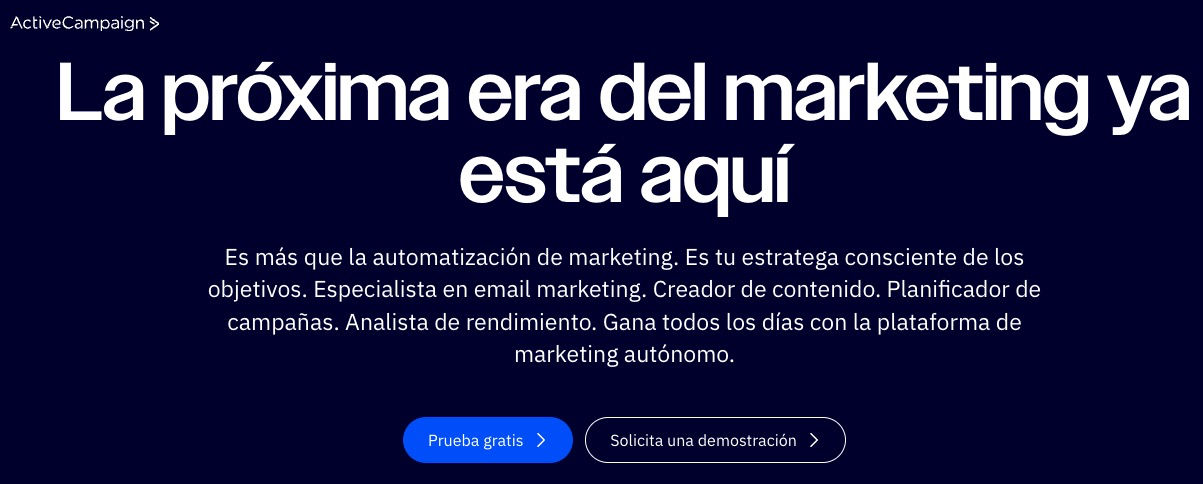 ActiveCampaign, programa para newsletters