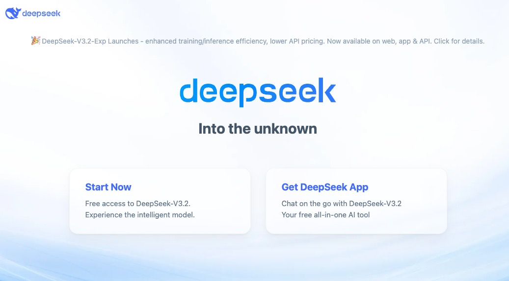 deepseek sitio web de inteligencia artificial
