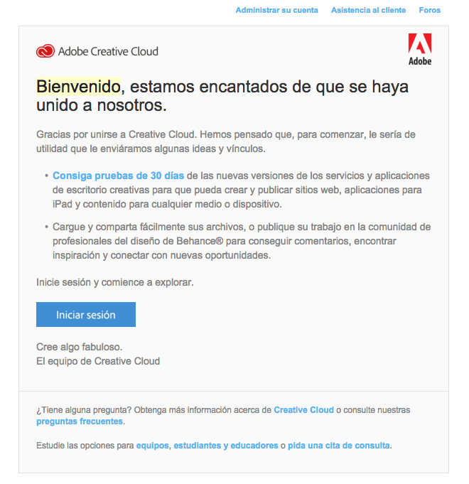 automatización de email de agradecimiento