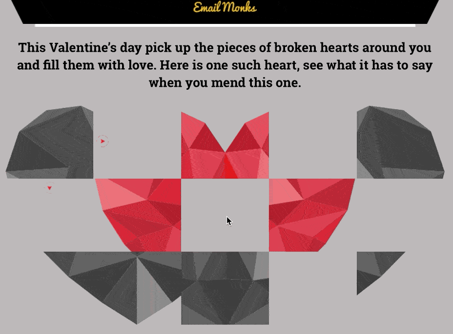 creative email content example.