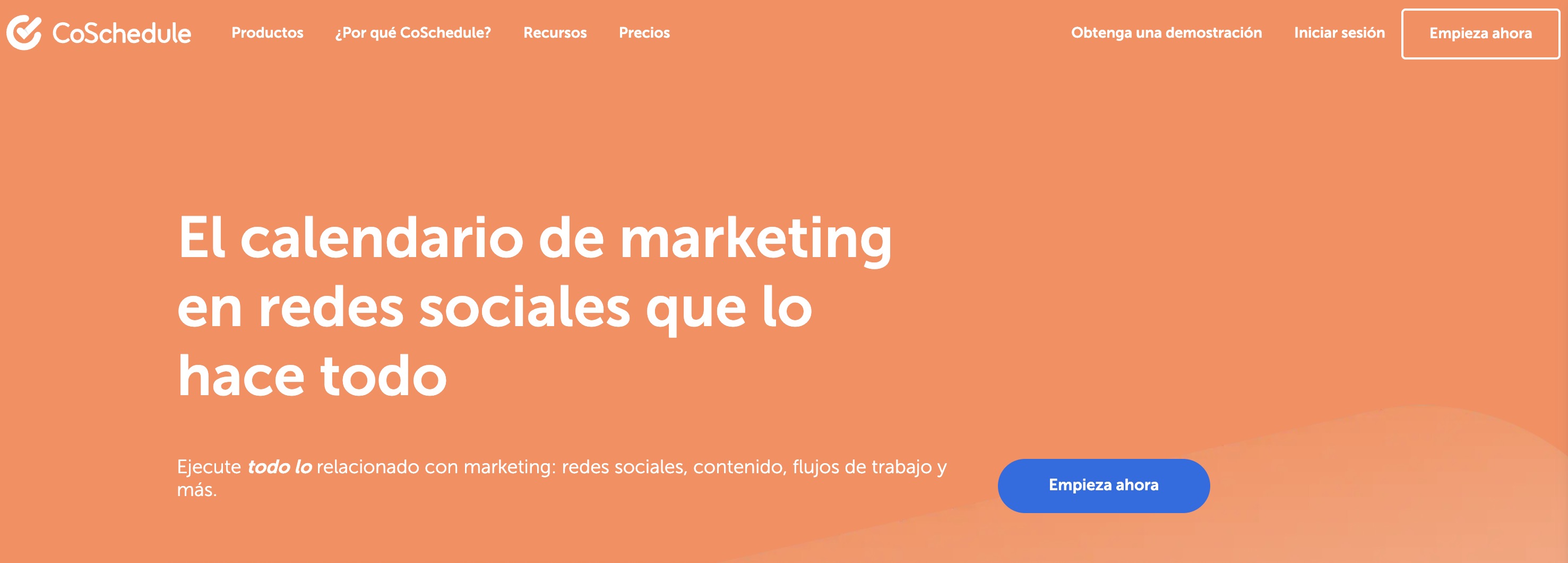 CoSchedule landing page
