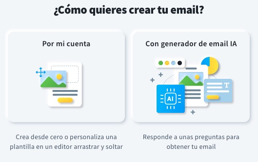 Generador de emails con IA de GetResponse