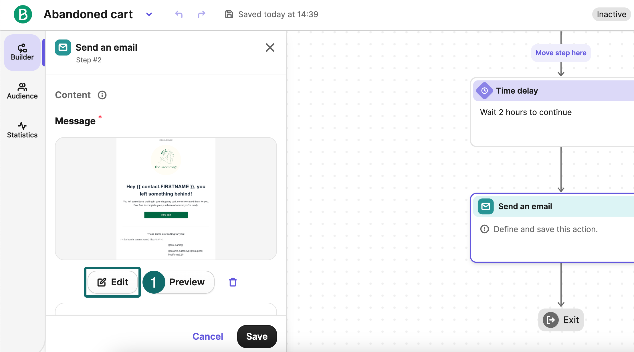 automatización del email en Brevo