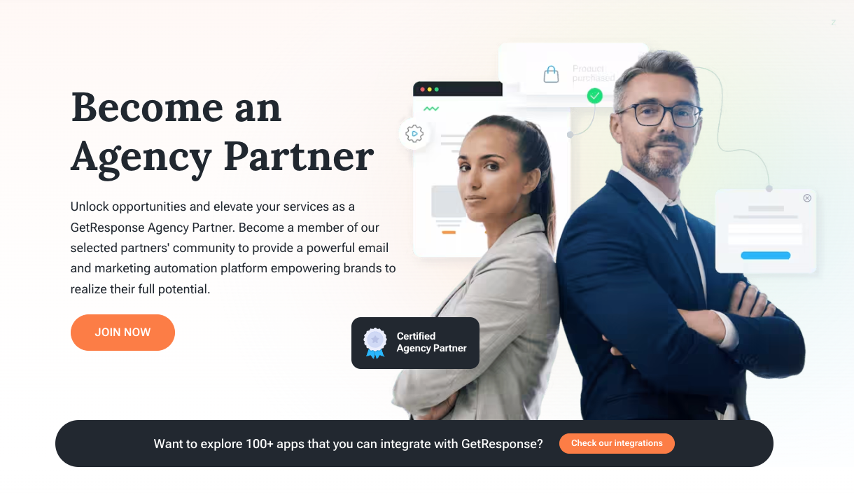 GetResponse MAX partner program for marketing agencies