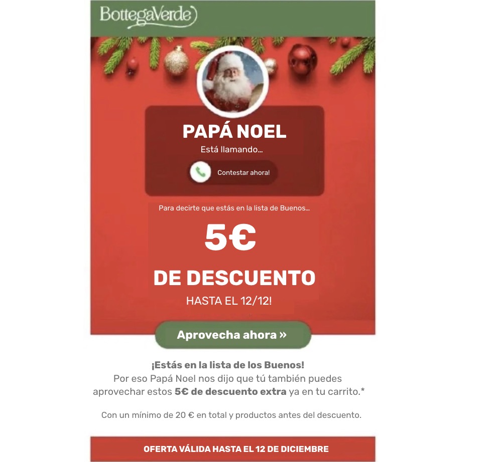 ejemplo de newsletter navideño