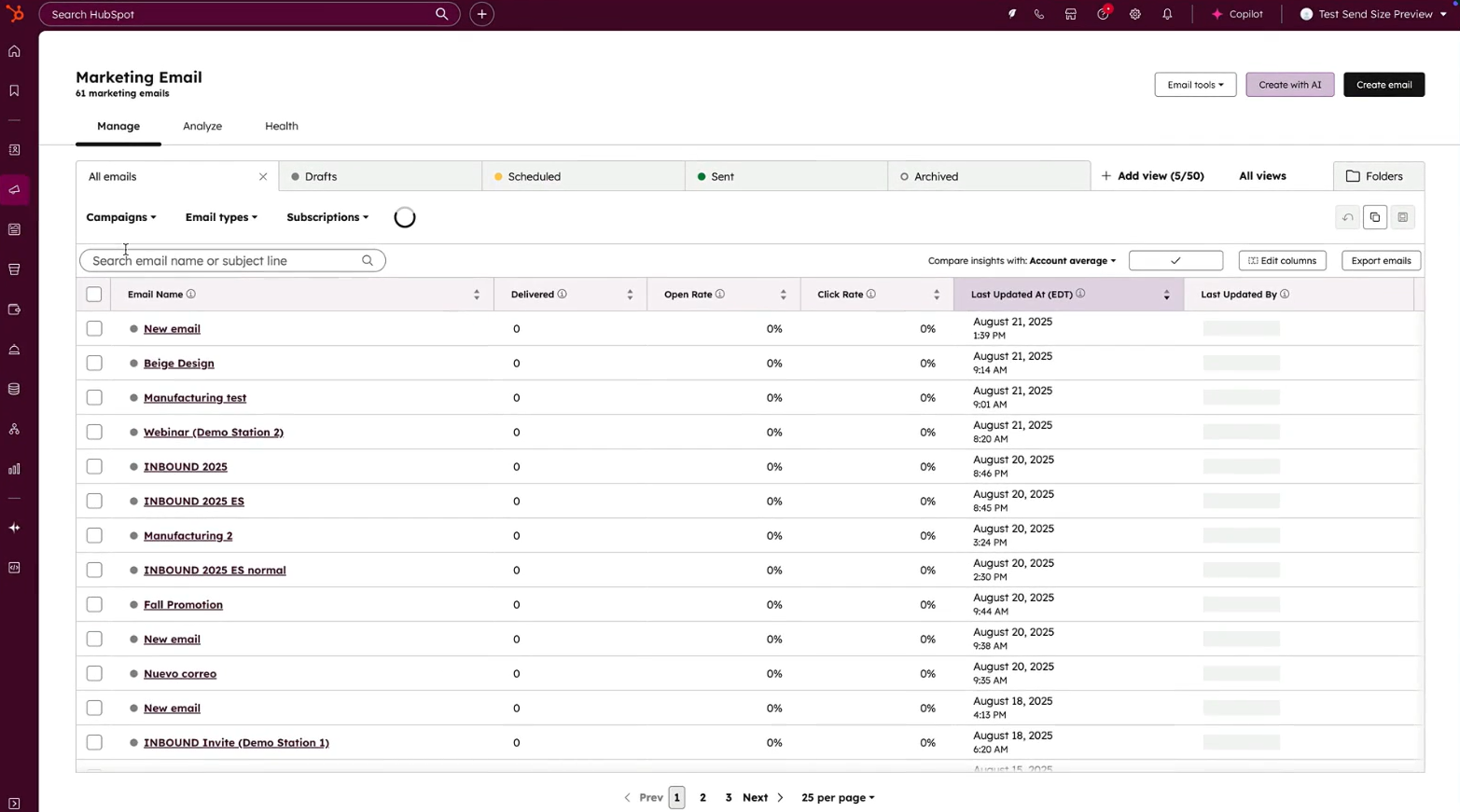 HubSpot Marketing App