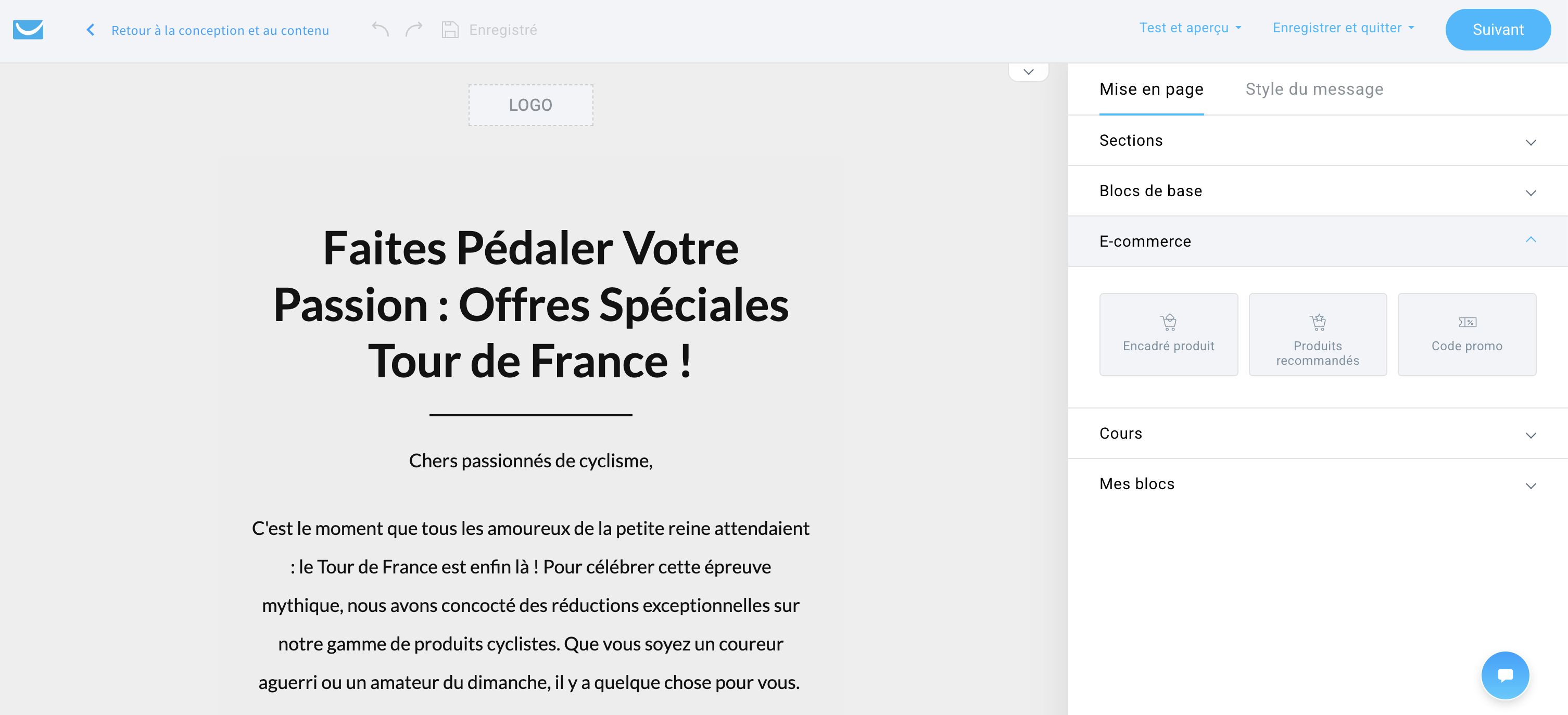 alternative à la création d’e-mails Mailchimp avec GetResponse