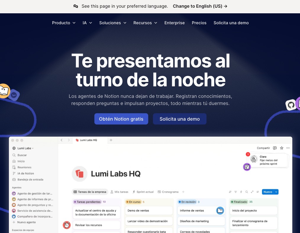 programa de inteligencia artificial Notion