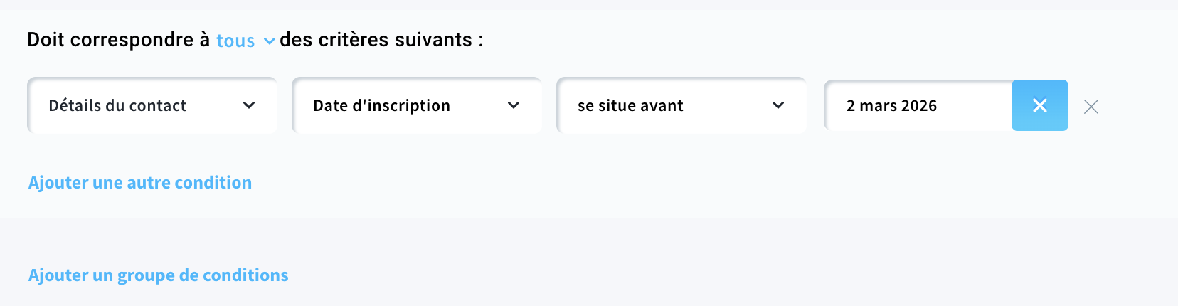 exemple de segmentation d’e-mails gratuite