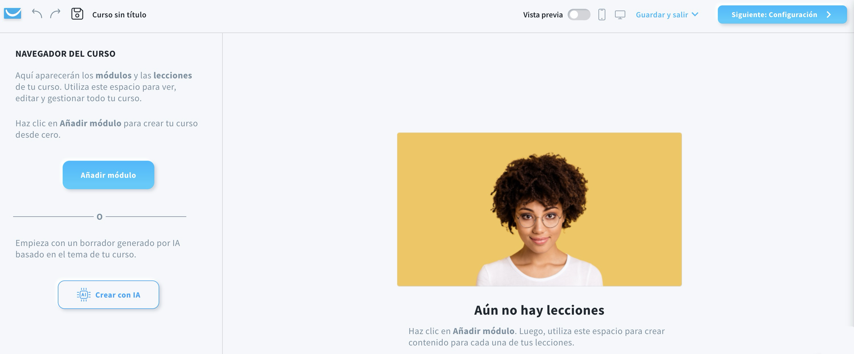 Creación de módulos de Cursos en GetResponse