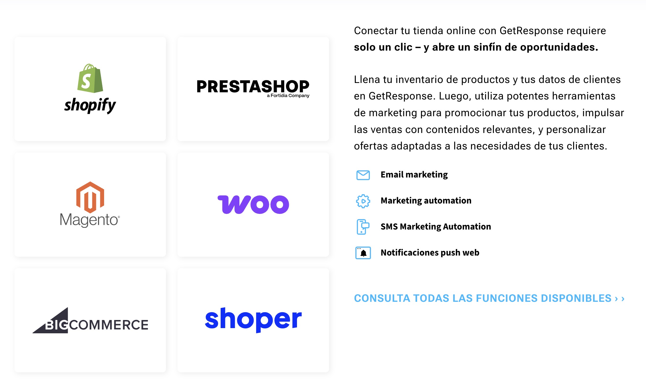 email transaccionales con GetResponse