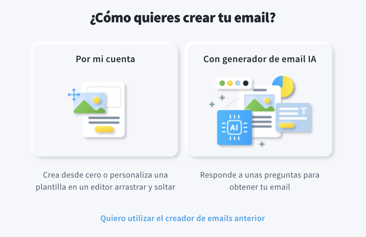 Crear un newsletter informativo con GetResponse.