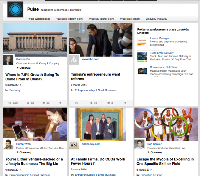 LinkedIn Pulse