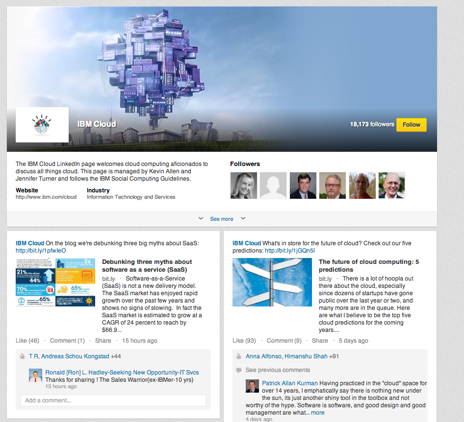 Strona marki IBM Cloud