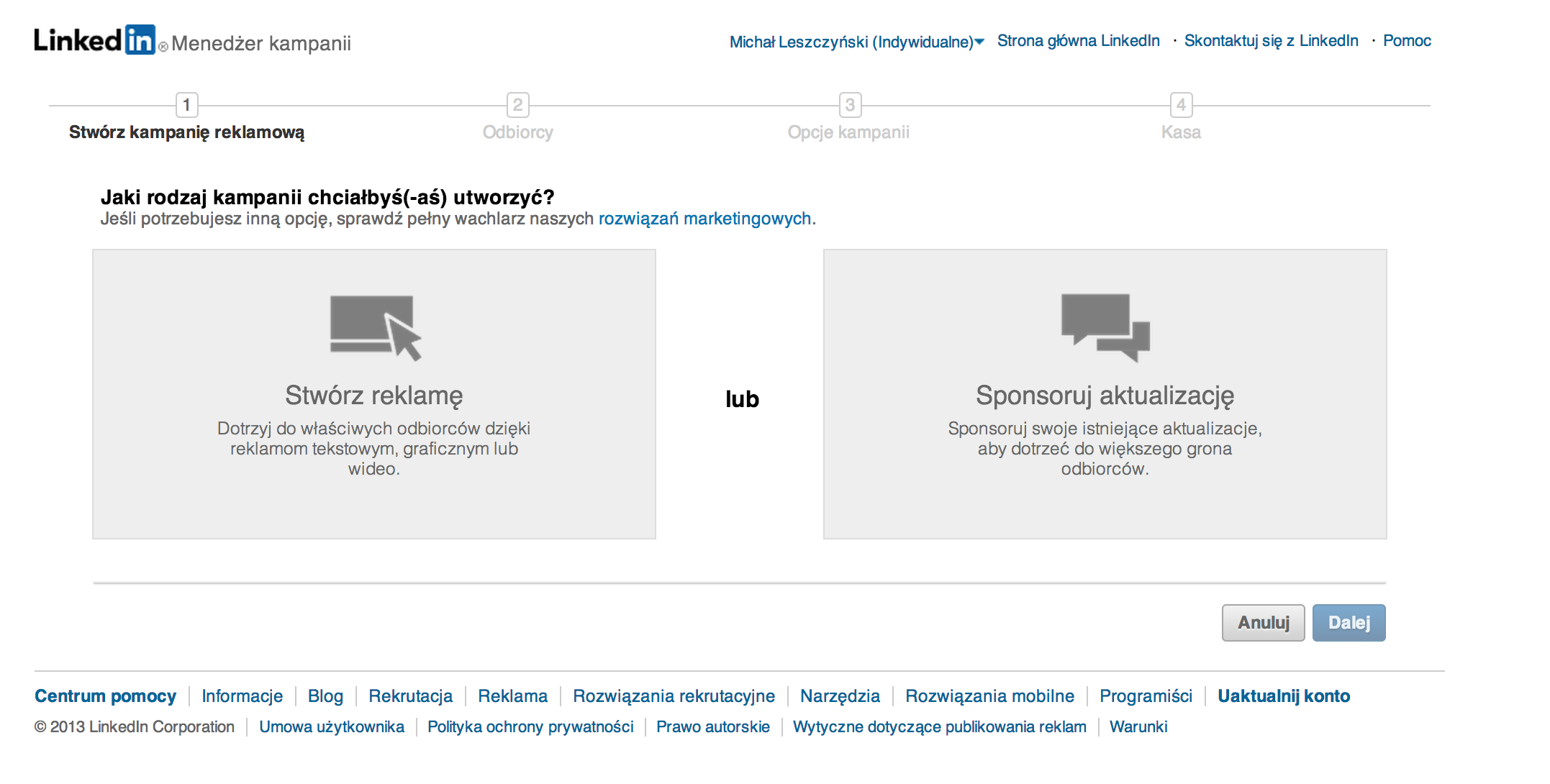 LinkedIn-reklamy-sponsorowane-aktualizacje