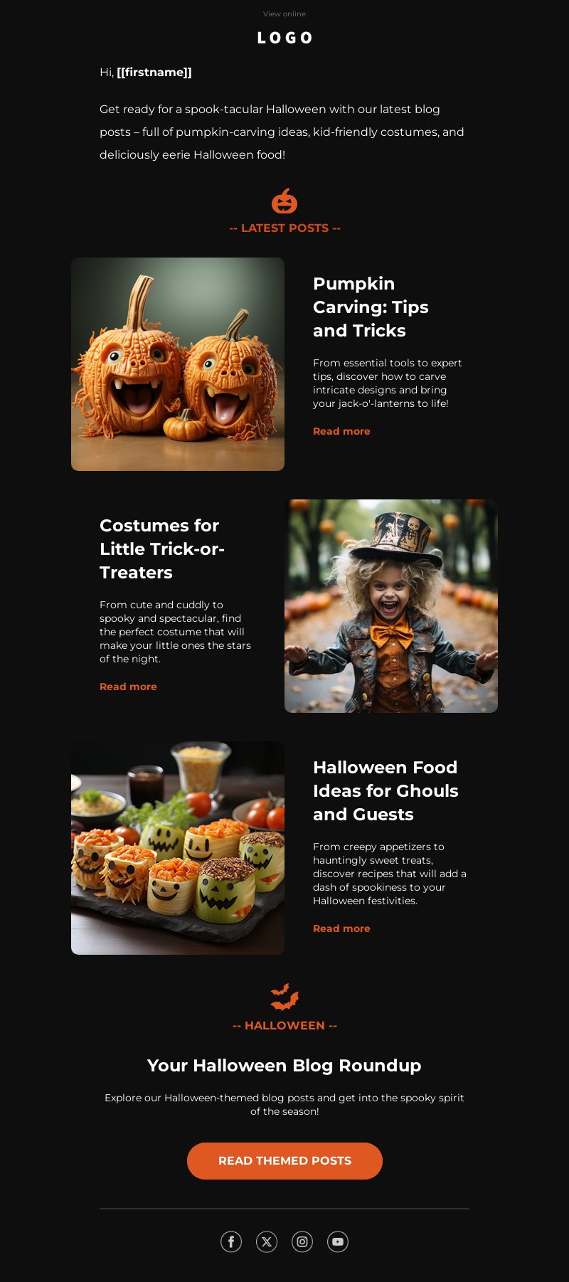 Halloween - Blog Posts