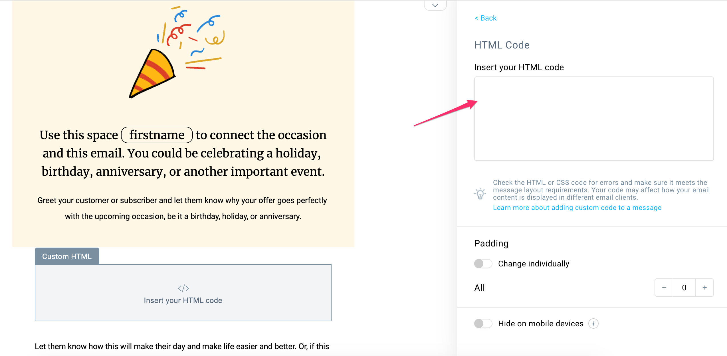 How to add dynamic content code to your emails in GetResponse Email Creator.