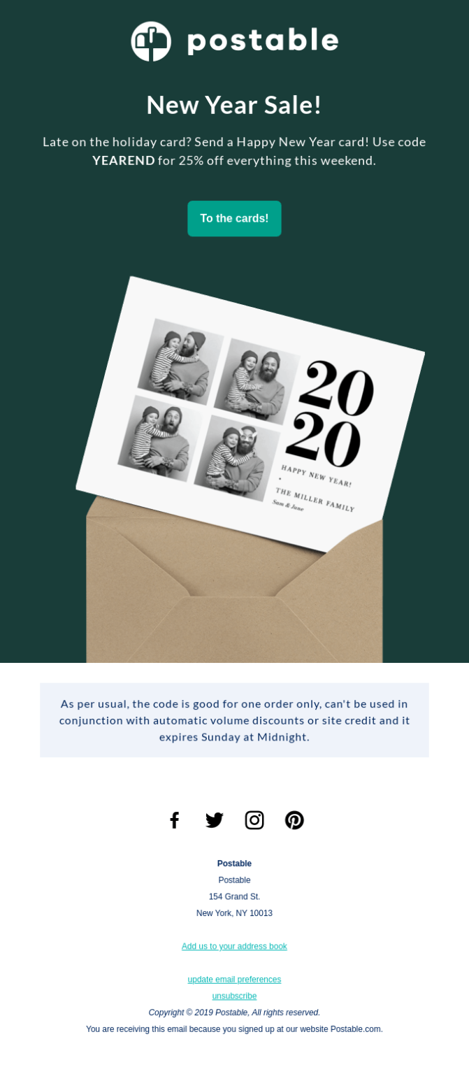 15 Happy New Year Emails Worth Celebrating - GetResponse