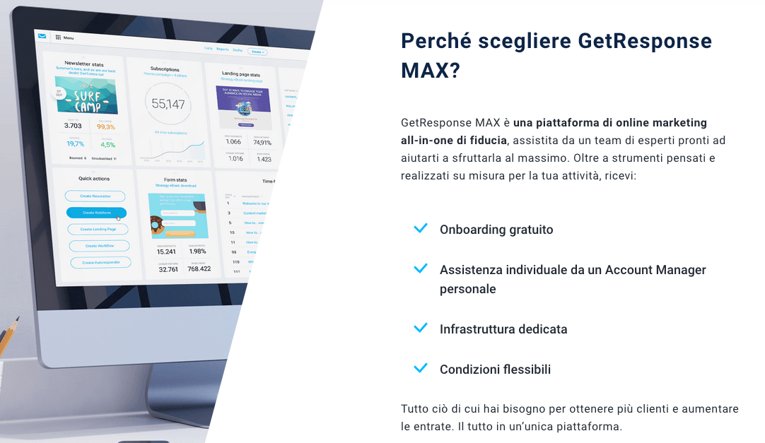 getresponse max piano