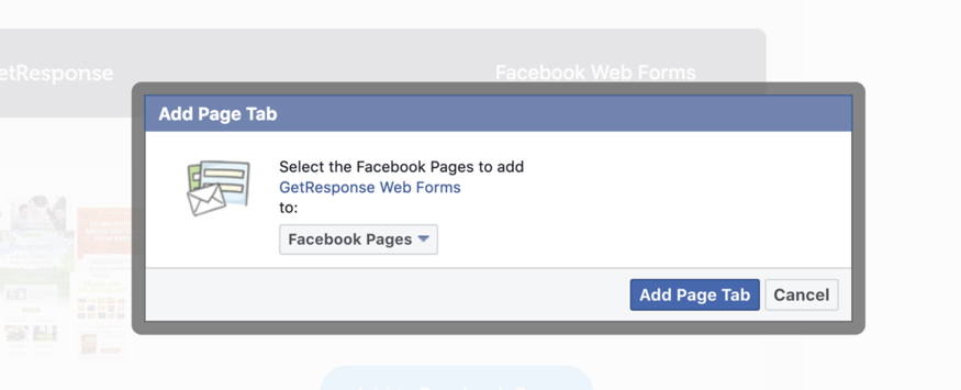 Add Page Tab