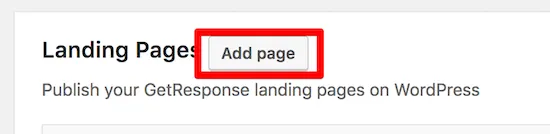 add page button