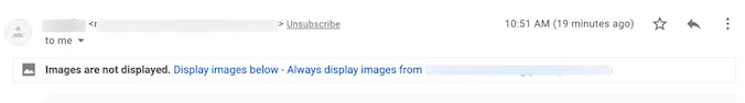 images not displayed message in gmail.