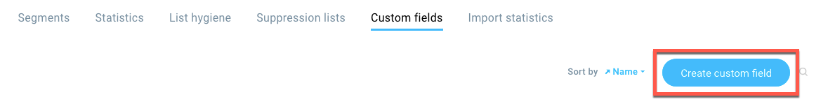 Add custom field button shown.