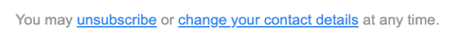Change your contact details.