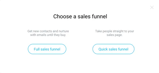 full and quick sales funnels.