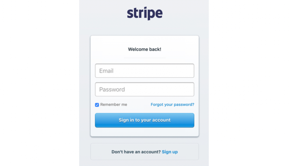 stripe payment processor step 2.